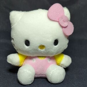 Hello Kitty Pink and White Plush Toy with Bow